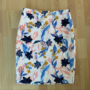 NWT: J. Crew Floral Pencil Skirt